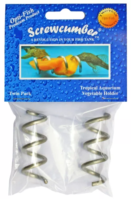 Screwcumber Great Fish Feeding Weight For Plecs, Clown Loach, Malawi Cichlid Etc 2