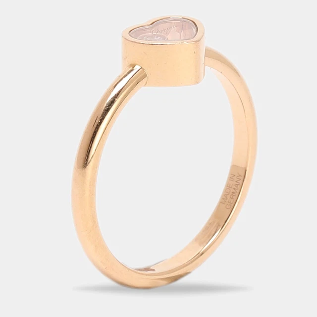 Bague En Or Jaune 18 Carats Taille 56 Pour Femme - Occasion Nettoyée Et Polie - Très Bon état