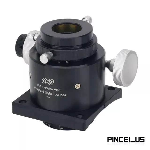 GSO 10:1 Precision Micro Crayford Style Focuser 2" Dual Speed Toothless Focuser