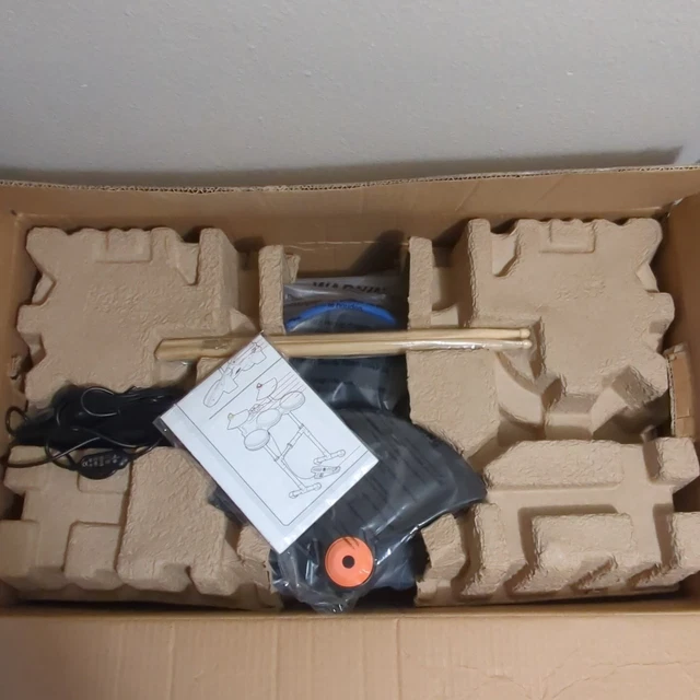 GUITAR HERO WORLD Tour Drum Set Nintendo Wii Console Video game System