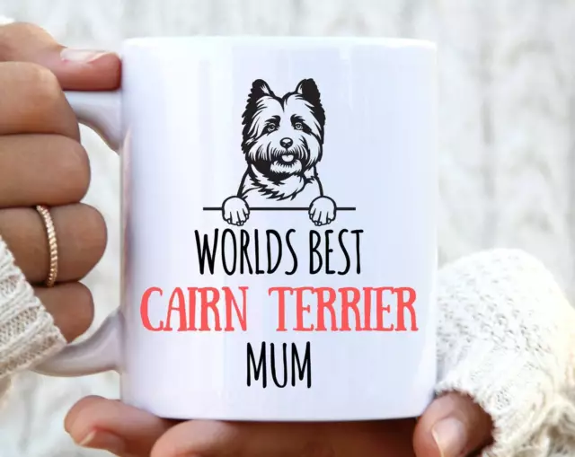 Worlds Best Cairn Terrier Mum. Cairn Terrier Mug. 21st Birthday Gift For Her. Ca