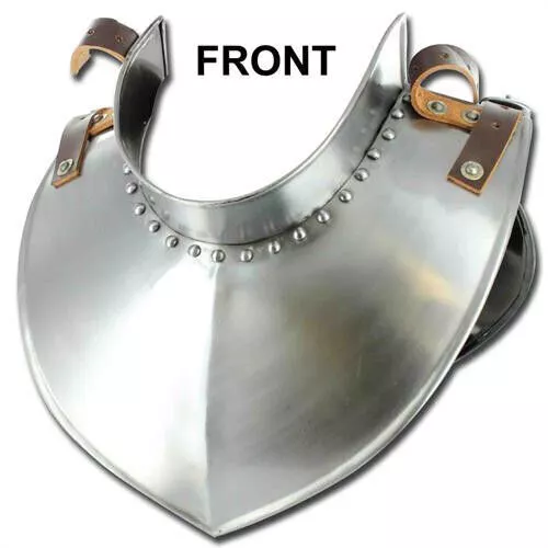 Medieval Renaissance Templar Knights Standing Collar Gorget 18G Armor