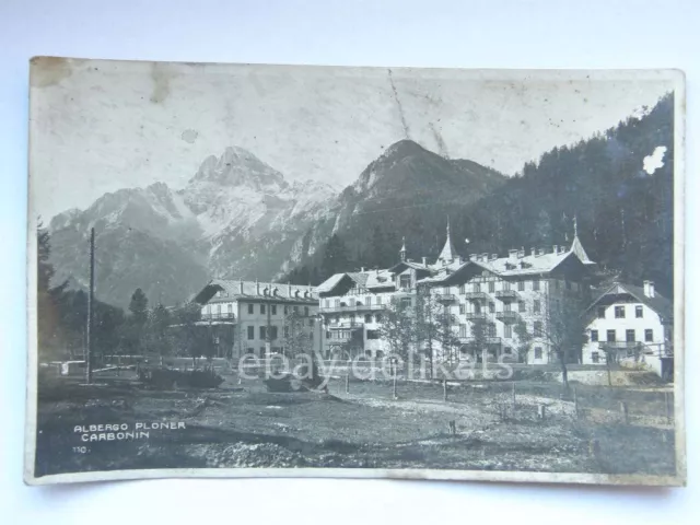 CARBONIN Albergo Ploner Dobbiaco Bolzano vecchia cartolina