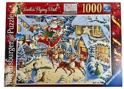 Ravensburger "Santa's Flying visita' 1000 PEZZI PUZZLE EDIZIONE LIMITATA 