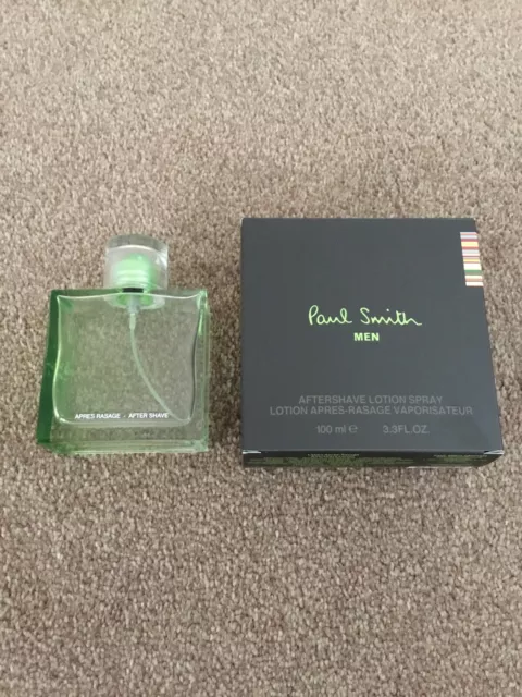 EMPTY Paul Smith ‘MEN’  Eau De Toilette bottle with original box 100 ml NB EMPTY