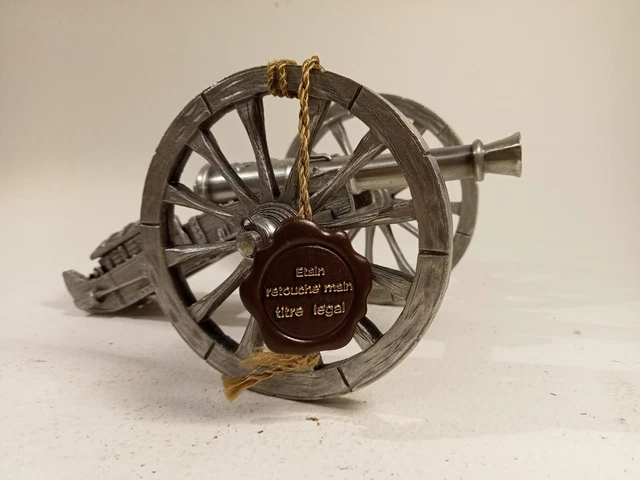 Canon En Fer Gribeauval Avec Caisson Et Seau à Poudre - 1er Empire, Occasion