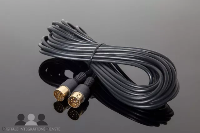 Powerlink Cable 1,8m Negro para Bang & Olufsen Altavoz 8 Pines B&o Beo