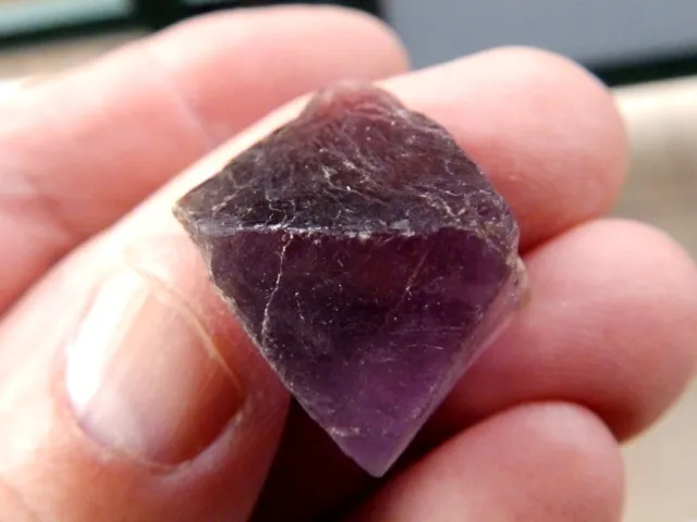 Minerales " Fabuloso Cristal Octaedrico De Fluorita De China  - 10F15 " 2