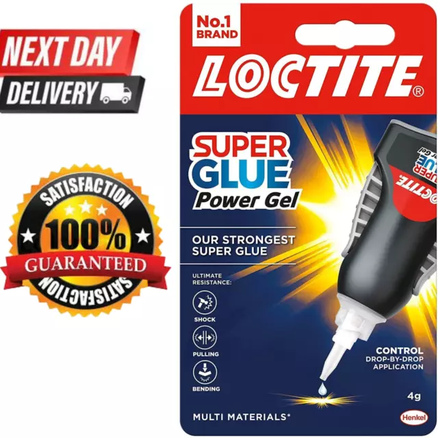 Loctite Super Glue Power Flex Gel Control Flexible Non Drip Adhesive 4g  1 Pack