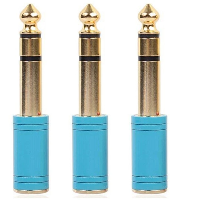 3Po 3.5mm 1/8Inch Female Jack Stereo Headphone AUX Cable Audio Adapter Plug P4Y6