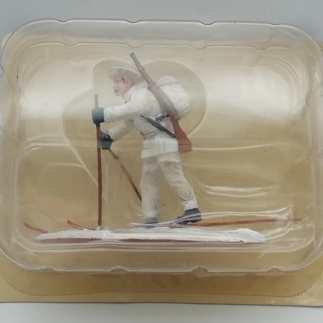 Figurine Atlas - Soldat Chasseur à Cheval Français 1914-18 - Plomb Peint, Neuf
