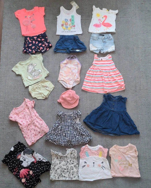 Massive bundle baby girls 0-3 months clothes outfit holiday spring summer dress