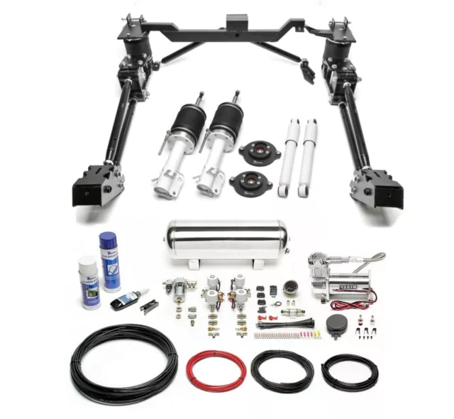 Ta technix Air Châssis Viair Compresseur Kit Argent pour VW Caddy I 79-87 Typ 14