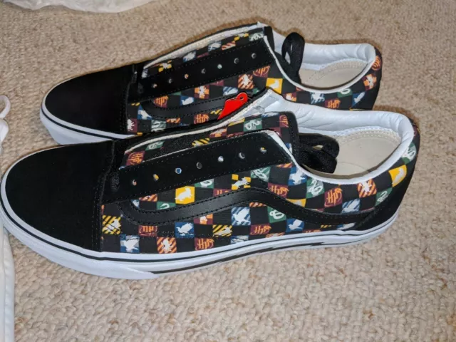 Vans x Harry Potter Old Skool Elastic Deathly Hallows Shoes, Kids size 1