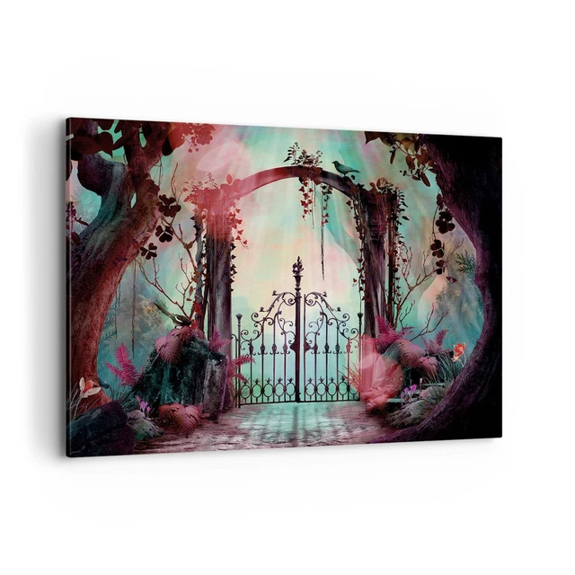 Moderne Impression sur Toile 100x70cm Image Tableau Decoration Murale Flamants Roses Rose Couple Grand Tableaux Decoratifs Muraux Chambre Horizontal