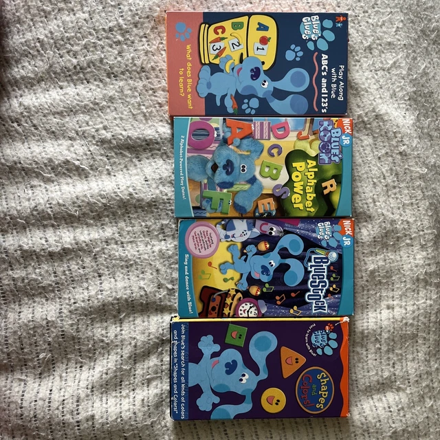 BLUE'S CLUES VHS tapes Lot Of 6 Play Along With BLUE kids Show 90s £14.