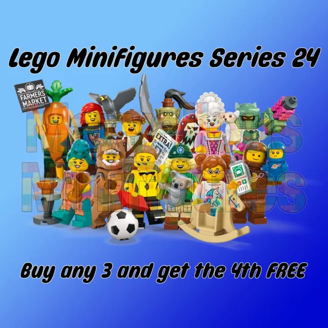 Lego Minifigures Series 24 71037 Pick Your Mini figure Rare Retired