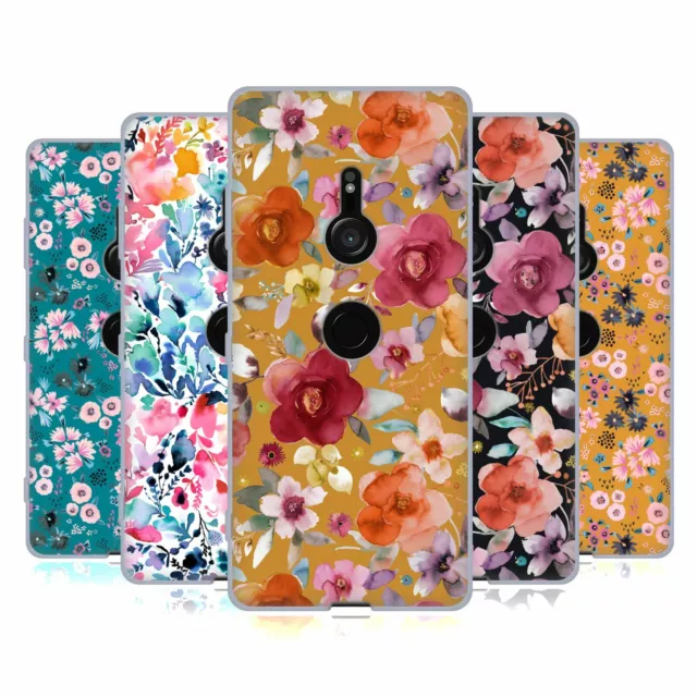 Official Ninola Floral Patterns Soft Gel Case For Sony Phones 1