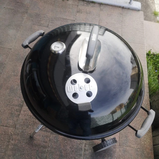 Weber Kugelgrill 57 cm, inklusive Abdeckhaube, Grill, Zubehör Pfanne, gebraucht