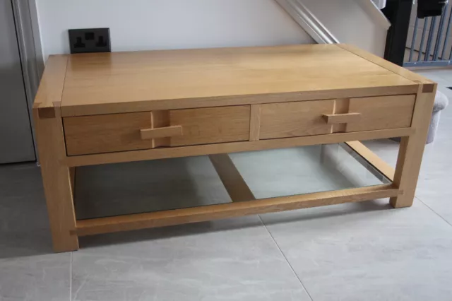 Oak coffee table from John Lewis