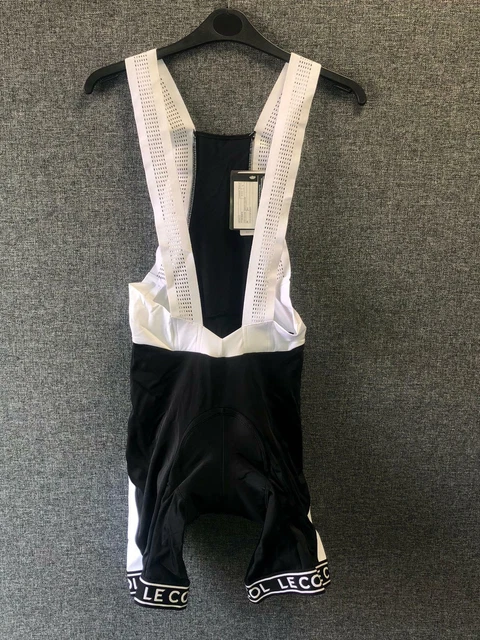 Le Col Heritage Bib Shorts Black White Large TD016 CC 05