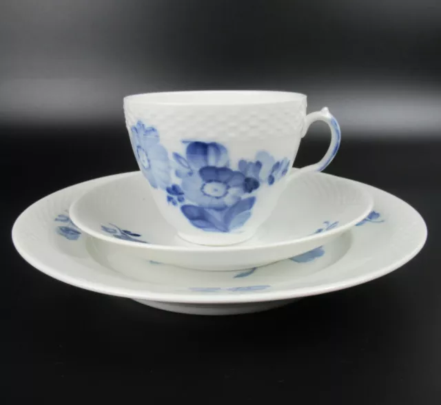 Royal Copenhagen Porzellan Kaffeegedeck Serie Blaue Blume / Blue Flower Denmark