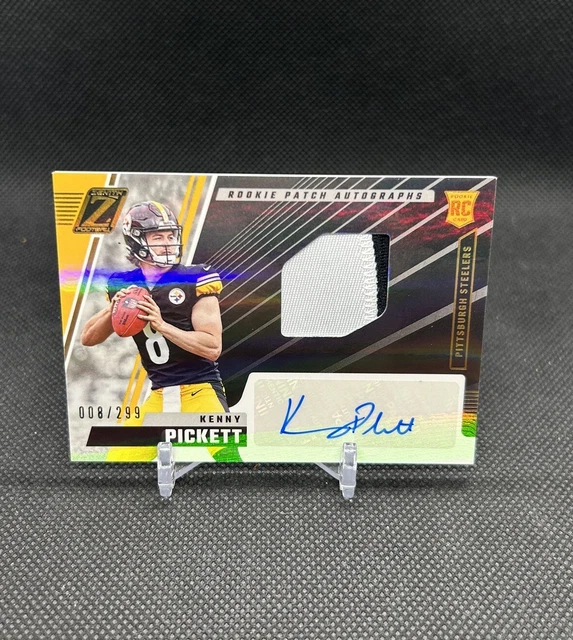 MAILLOT KENNY PICKETT 2022 Zenith Rookie Patch Auto 008/299 numéro 1/1