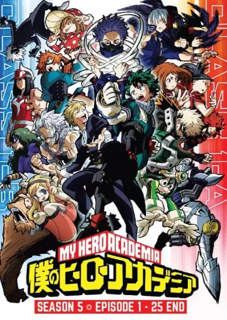 DVD Anime My Hero Academia Full Series Season 1+2+3+4 (1-88) +Movie English  Dub