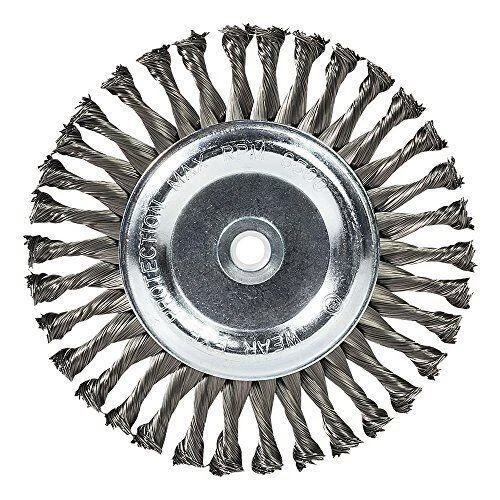 Mercer Industries 184020 - 8" X 5/8" X 1/2", 5/8" Knot Wire Wheel, .014 Carbo...