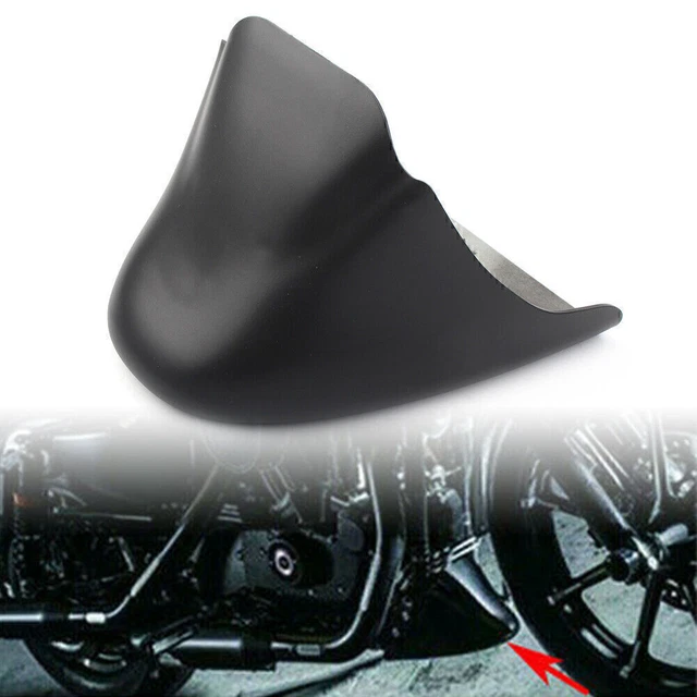 1x ABS spoiler carenatura mento nero adatto per Harley Sportster 883 XL883C XL1200C C