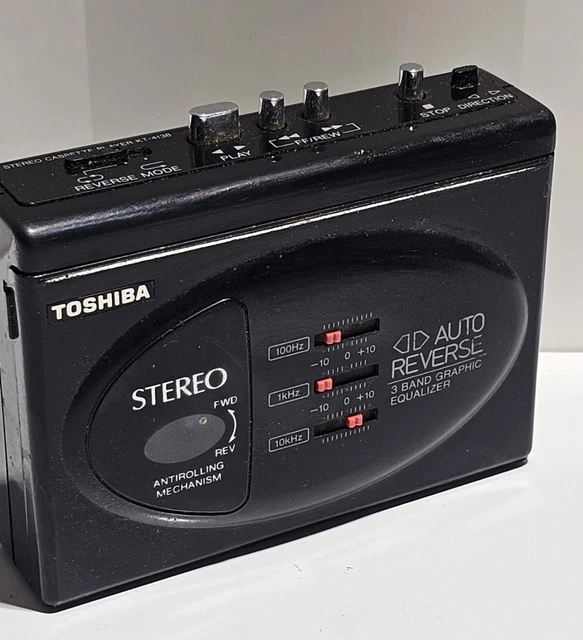 Lecteur Cassette Toshiba KT-4138 – Vintage, Vendu Pour Pièces (non Testé)