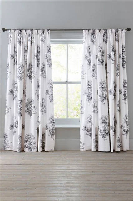Tende A Matita Foderate Serene Jasmine Con Fermatenda - Beige, 66x182.9 Cm (Coppia) In Cotone E Poliestere - 5