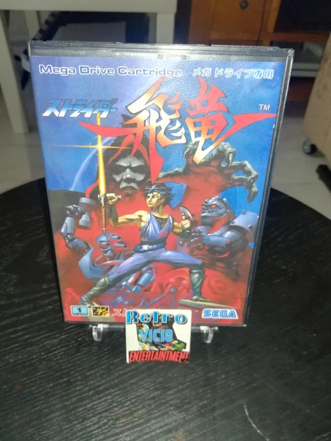 Jeu Strider Hiryu Pour SEGA Megadrive - Version NTSC Japon, Bon état Général, étiquette Légèrement Décollée