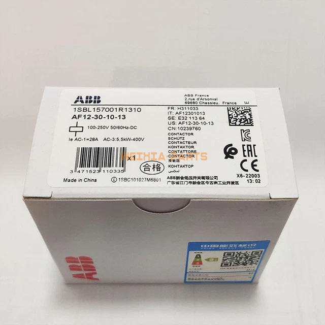Un nuovo contattore ABB DC AF12-30-10-13 100-250 V