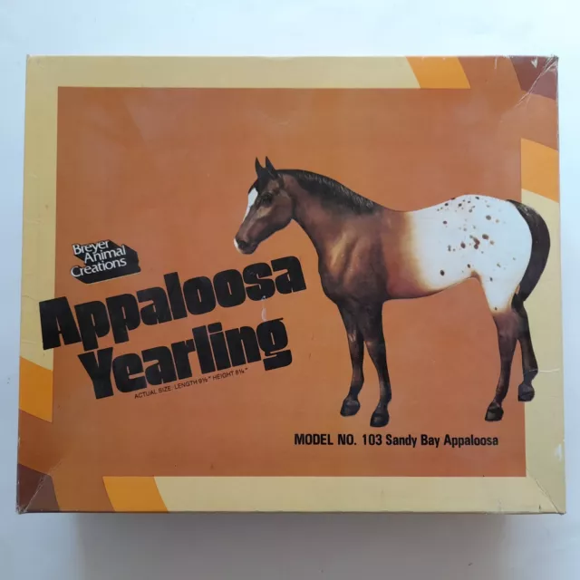 Breyer Animal Creations Appaloosa Yearling Nr. 103, handbemalt, in OVP