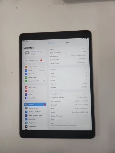 Custodia Per IPad Air 3 (2019) E IPad Pro 10.5 (2017) Con Sleep/Wake - Rigida E Sottile, Nera