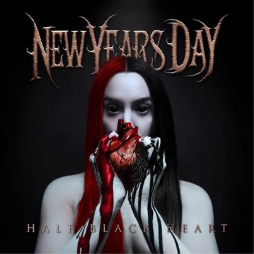 NEW YEARS DAY Half Black Heart (CD) Album (Jewel Case) (PRESALE 01/03