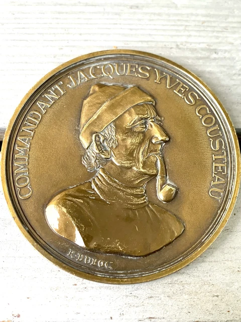 medalla commandant cousteau, la calypso r. dubo - Buy Trophies and commemorative medals on todocoleccion
