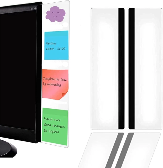 MONITOR MEMO BOARD, Computer Monitor Message Board, Monitor Sticky Note ...