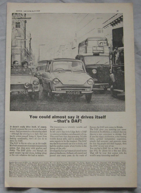 1964 DAF Original advert