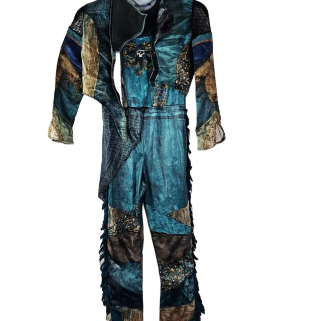 DISNEY DESCENDANTS UMA Dress Up Halloween Costume Blue Jumpsuit ...