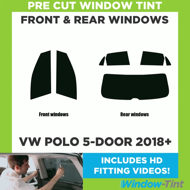 For VW Polo 5-door Hatchback 2018+ Full Pre Cut Window Tint Kit Front & Rear