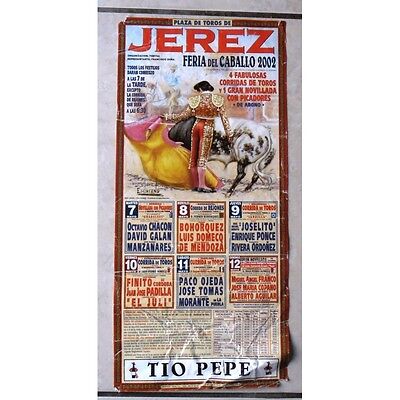 Affiche Saint MARTIN la Sauveté 42 FIESTA Toros Espagnols et Camargues 1981 RARE 