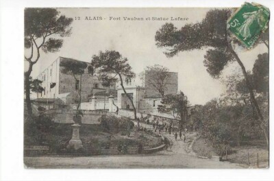 Carte ALAIS ALES La Prairie Les Guinguettes Soldats 