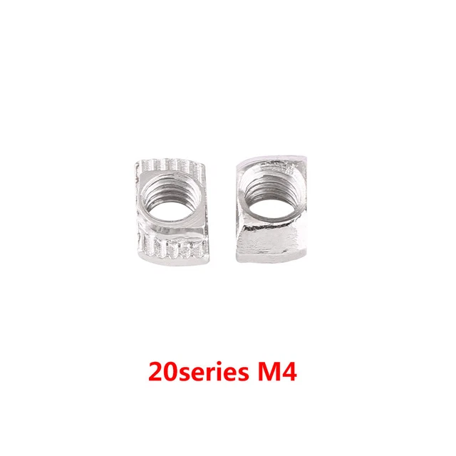 T Slot Hammer Head Nut Carbon Steel Fastener For Aluminum Profile(EU20 M4*10*6)