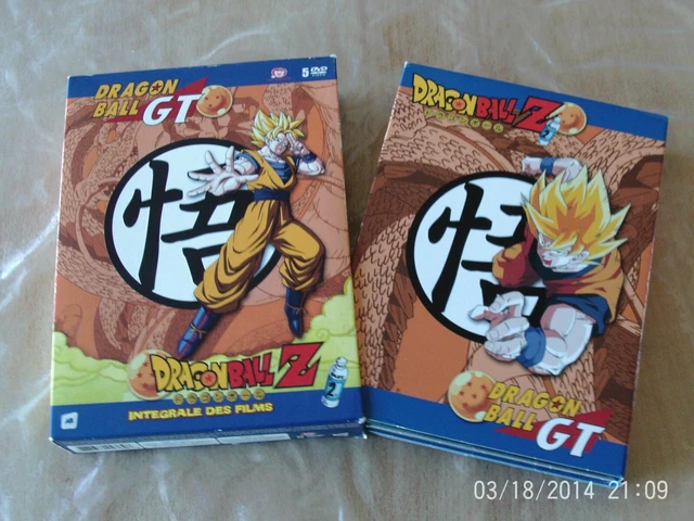 COFFRET 5 DVD Dragon Ball Z - Dragon Ball Gt - Vol2 - Bon Etat - Vf EUR