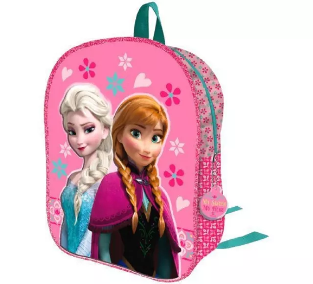 Frozen Anna und Elsa Rucksack 3D Schule Kindergarten Asyl Freizeit