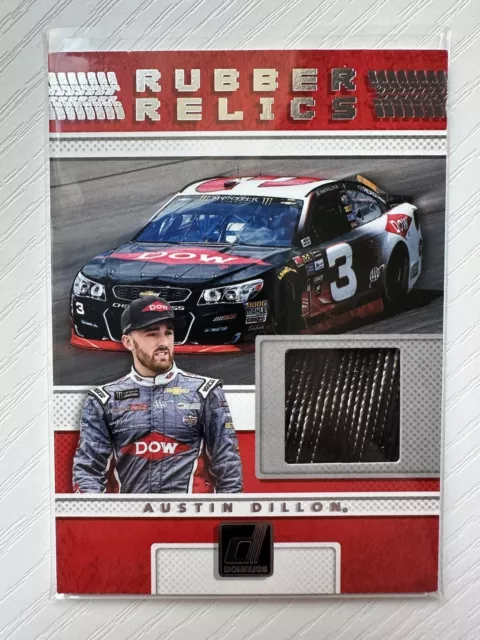 Austin Dillon 2018 Panini Donruss Racing Rubber Relics Race Used Tire  #RR-AD