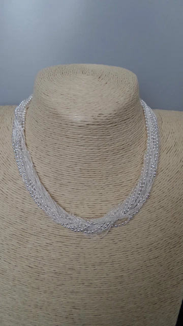 Collier Femme En Corail Rouge De Sardaigne - Sphères Naturelles Avec Fermoir Argent 925 - Longueur 51,5 Cm - Neuf Avec étiquettes
