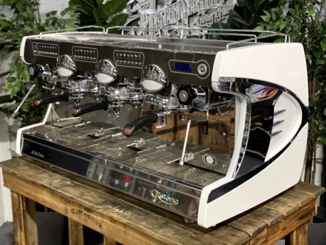 Astoria Sabrina 3 Group White Espresso Coffee Machine Commercial Cafe Wholesale